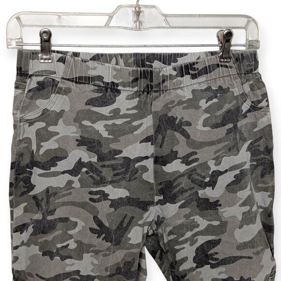Mittoshop Gray Camouflage Moto Pull On Casual Pants Size Medium - Picture 3 of 16